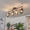 Arconciel Ceiling Light brown, 4-light sources