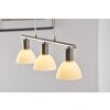 Reality DALLAS nickel pendant light matt nickel, 3-light sources