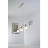 Reality DALLAS nickel pendant light matt nickel, 3-light sources