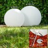 Globe light set Arslev white, 2-light sources