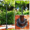 Elgin lamppost black, 2-light sources