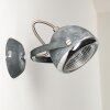 FOVERUP Wall Light chrome, grey, 1-light source