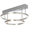 Brilliant LIVING TUNAR Ceiling light LED matt nickel, 1-light source