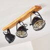 Malix Ceiling Light brown, black, 3-light sources