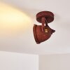 Ceiling Light Glostrup LED rust-coloured, 1-light source
