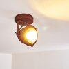 Ceiling Light Glostrup LED rust-coloured, 1-light source