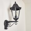 Lignac Outdoor Wall Light black, silver, 1-light source