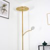 CAZIS Floor Lamp LED brass, 2-light sources