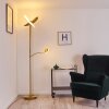 CAZIS Floor Lamp LED brass, 2-light sources