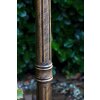 Antibes lamppost brown, gold, 2-light sources