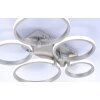 Leuchten Direkt JOHANNA ceiling light LED stainless steel, 5-light sources