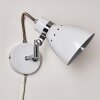 Stranderott Wall Light chrome, white, 1-light source