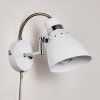 Stranderott Wall Light chrome, white, 1-light source