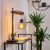 GONDO Table lamp Light wood, black, 1-light source