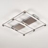 BEKEN Ceiling light LED brushed steel, 1-light source