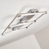 BEKEN Ceiling light LED brushed steel, 1-light source