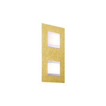 Grossmann BASIC Wall and Ceiling Light LED brass, 2-light sources