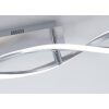 Paul Neuhaus POLINA Ceiling Light LED stainless steel, 2-light sources