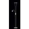 Trio 4264 floor lamp LED chrome, stainless steel, matt nickel, 1-light source