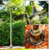 Elgin lamppost black-gold, 2-light sources