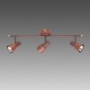 Brilliant LAVA Spotlight copper, 3-light sources
