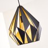 MARANG Pendant Light black-gold, 1-light source