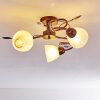 Peccia Ceiling Light rust-coloured, 3-light sources