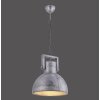 Leuchten-Direkt SAMIA Pendant Light grey, 1-light source
