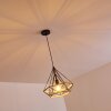 Pendant Light Riekje black, 1-light source