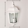 Gilze Outdoor Wall Light white, 1-light source