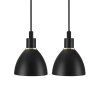 Nordlux RAY pendant light black, 2-light sources