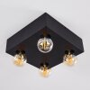 FRIA Ceiling Light black, 4-light sources