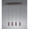 Trio Leuchten MARLEY Pendant Light rust-coloured, 4-light sources