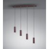 Trio Leuchten MARLEY Pendant Light rust-coloured, 4-light sources