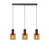 Lucide TOLEDO Pendant light copper, 3-light sources