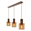 Lucide TOLEDO Pendant light copper, 3-light sources