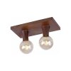 Leuchten Direkt TURN ME Ceiling Light rust-coloured, 2-light sources