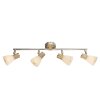Globo ceiling light matt nickel, 4-light sources