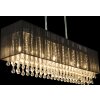 Globo BAGANA Pendant Light LED chrome, 8-light sources