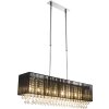 Globo BAGANA Pendant Light LED chrome, 8-light sources