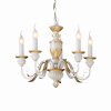 Ideal Lux FIRENZE Chandelier white, 5-light sources