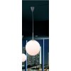 Globo BALLA hanging light matt nickel, white, 1-light source