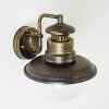Brilliant Artu outdoor wall light brown, gold, black, 1-light source