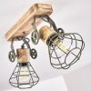 Nifun Ceiling Light brown, green, 2-light sources