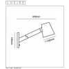 Lucide MIZUKO Wall Light black, 1-light source