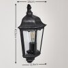 Gilze Outdoor Wall Light black, 1-light source