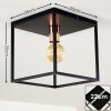 Yuhigaoka Ceiling Light black, 1-light source