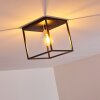 Yuhigaoka Ceiling Light black, 1-light source