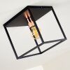 Yuhigaoka Ceiling Light black, 1-light source