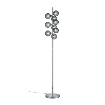 Floor Lamp Trio Leuchten ALICIA chrome, 9-light sources